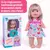 Boneca Graziela Fala 60 frases 31cm - Ensina Números, Cores e Formas - Educativa