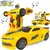 Carrinho Vira Robô Bate E Volta Com Luzes E Som Camaro Amarelo - comprar online