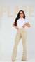 Calça Miller Flare Beje - Empina Bumbum