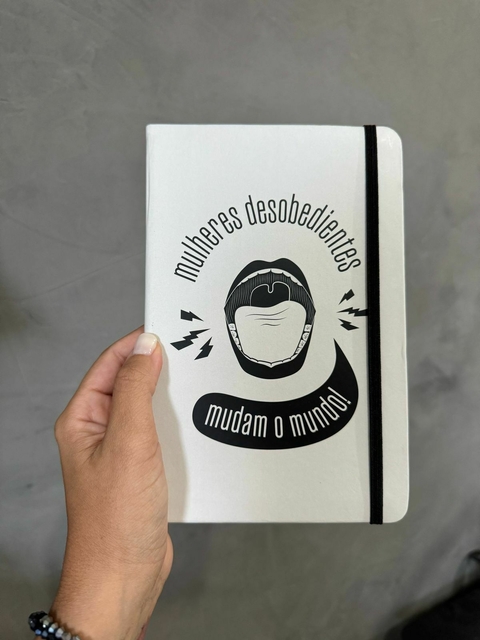 MOLESKINE - MULHERES DESOBEDIENTES MUDAM O MUNDO - BRANCO
