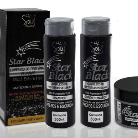 STAR BLACK MATIZADOR NEGRO KIT CAPILAR