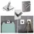 Pack 4 Perchas Metalicas Auto Adhesiva - Tecno Pisku