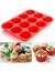 Molde De Silicona Para Muffins Y Cupcakes Medianos X12