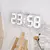 Reloj Despertador Digital LED 3D con Brillo Ajustable Pared o Escritorio - comprar online