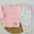 conjunto rosa 0-3 meses - comprar online