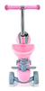 SCOOTER DE TRES RUEDAS PARA NIÑAS CON LUCES LED AJUSTABLE - PATIN DEL DIABLO - KAUPAMX