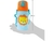garrafa de alumínio animal fun leão, buba - comprar online