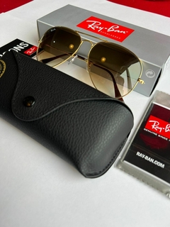 AVIADOR GOLD BROWN MEDIUM 3025 001/51 - Mikeyla Shop