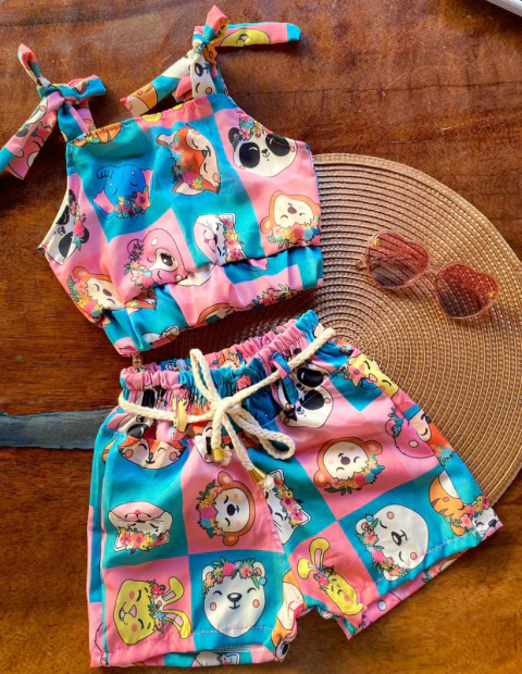Conjunto Infantil Para Meninas - TAM 02