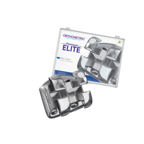 Caso de bracket metalico roth / mbt, elite premium. Orthometric