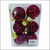 ESFERAS NAVIDEÑAS X6 5CM ROJA
