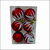 ESFERAS NAVIDEÑAS X6 6CM DORADAROJA DETALLE