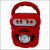 Parlante Bocina Bluetooth ROJO Radio Fm Entrada Usb Sd