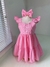 Vestido Beatriz Rosa bebê - Carinha de anjo