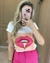 Camiseta T-Shirt- Boca Rosa - LUXO
