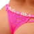 Calcinha Personalizável - ROSA - Ta Tallyta na internet