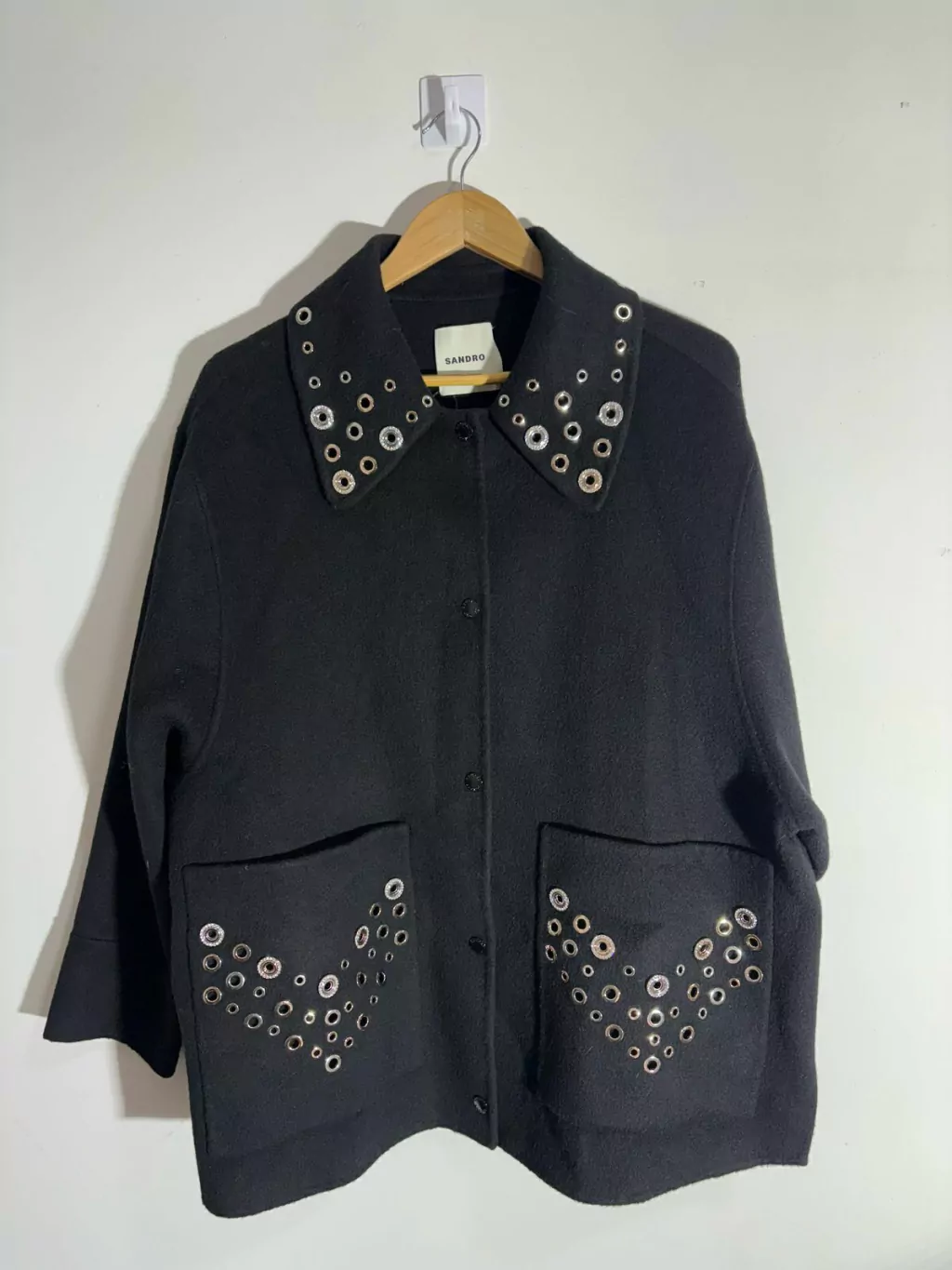 Tapado negro (Sandro) Talle L