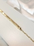Pulseira Quadrada Ouro Dourado - loja online