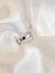 Anel Cravejado Ouro Branco - comprar online