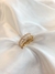 Anel Luxo Cristais Ouro Dourado - comprar online