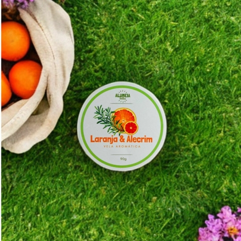 Vela Laranja & Alecrim 90g