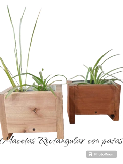 Macetas Rectangular Patas 21x19x15 - comprar online