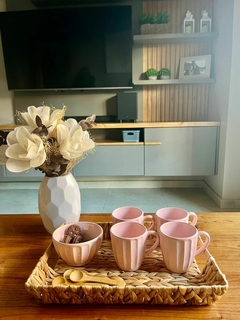 Taza de cerámica vainilla - PAZ DECO HOME
