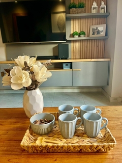 Taza de cerámica vainilla - comprar online