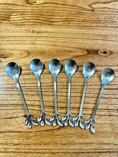 Set cucharitas Flor x6