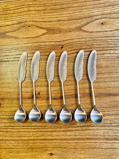 Set cucharitas hojas x6 - comprar online