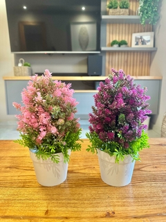 Plantita artificial con maceta de plástico - comprar online