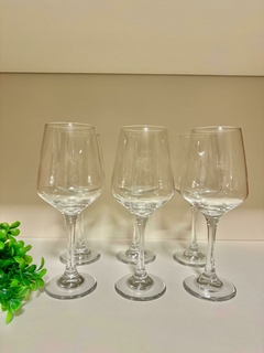 Copas de vidrio x6 (vino)