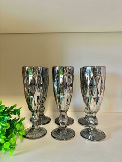 Copas de vidrio champagne x6