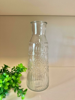Botella Vidrio Flor 1L