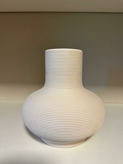 Florero ceramica bombe