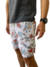 Short Praia Masculino Estampa Floral Branco - Reserva