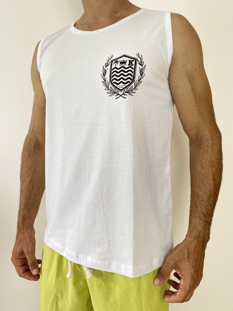 Regata Masculina Branca - Osklen