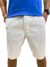 Bermuda Masculina Sarja Branca - Polo - comprar online