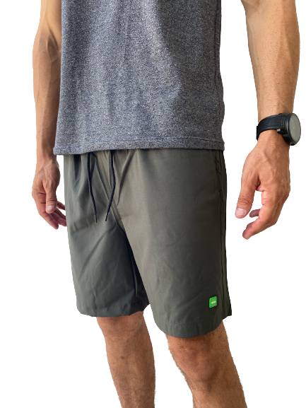 Short Praia Masculino Liso Verde Escuro - Boss