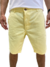 Bermuda Masculina Sarja Amarela - Polo