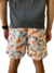 Short Praia Masculino Estampa Folhagem Branco - Reserva - wvmultimarcas
