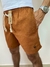 Short Masculino Linho Liso Bordado - loja online