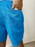 Short Masculino Linho Liso Bordado