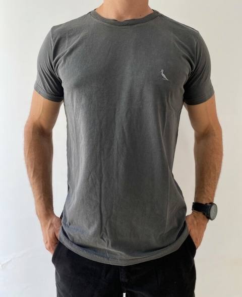 Camiseta Masculina Estonada Cinza - Reserva