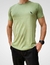 Camiseta Masculina Básica Verde Militar - Acostamento