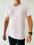 Camiseta Masculina Gola V Rosa - Martt