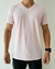 Camiseta Masculina Gola V Rosa - Martt - comprar online