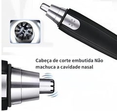Aparelho Depilador Prático Tira Pelos Nariz E Orelhas Portátil Cor Preto - Loja Aurry Store 