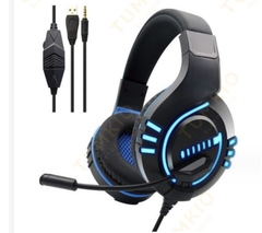 Fone De Ouvido Headset Gamer Com Led Para Computador Jogos Xbox Ps4 - Loja Aurry Store 