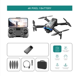 BR-Profissional S8S RC Drone, Quadcopter Dobrável, Fluxo Óptico, Evitar Obstáculos 360 °, Modo Headless, 3 Câmera ESC, 8K